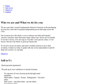 Tablet Screenshot of foodcloseoutbuyers.net